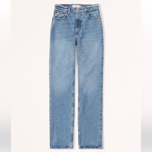A&F Ultra High Rise 90s Straight Jean